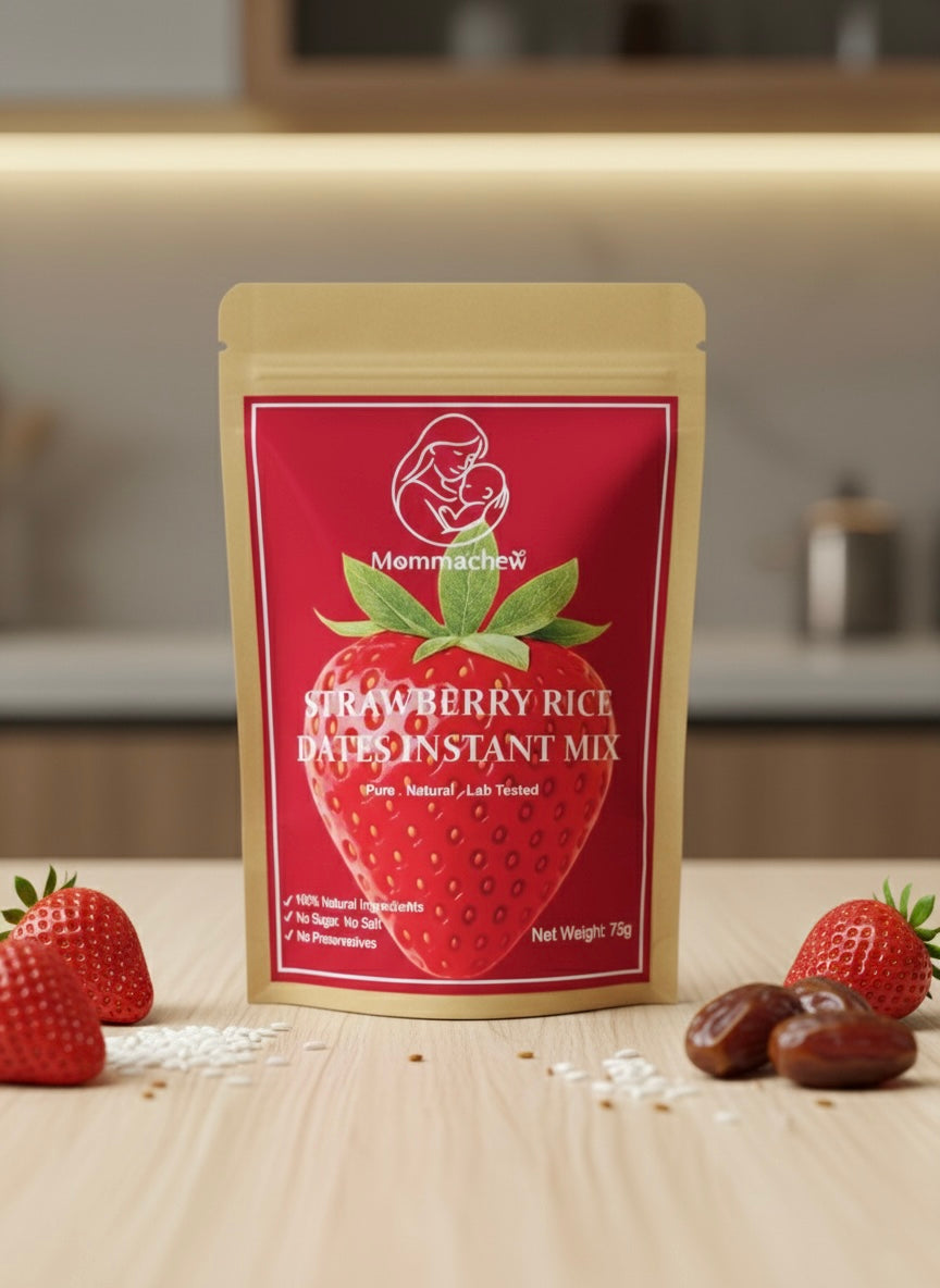 Strawberry Rice Dates Instant Mix